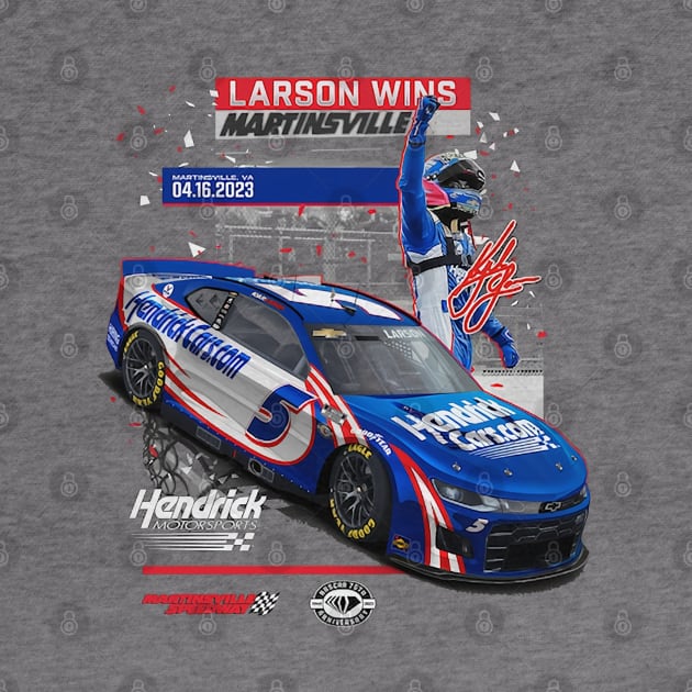 Kyle Larson Martinsville Speedway Race Winner by art.Hamdan